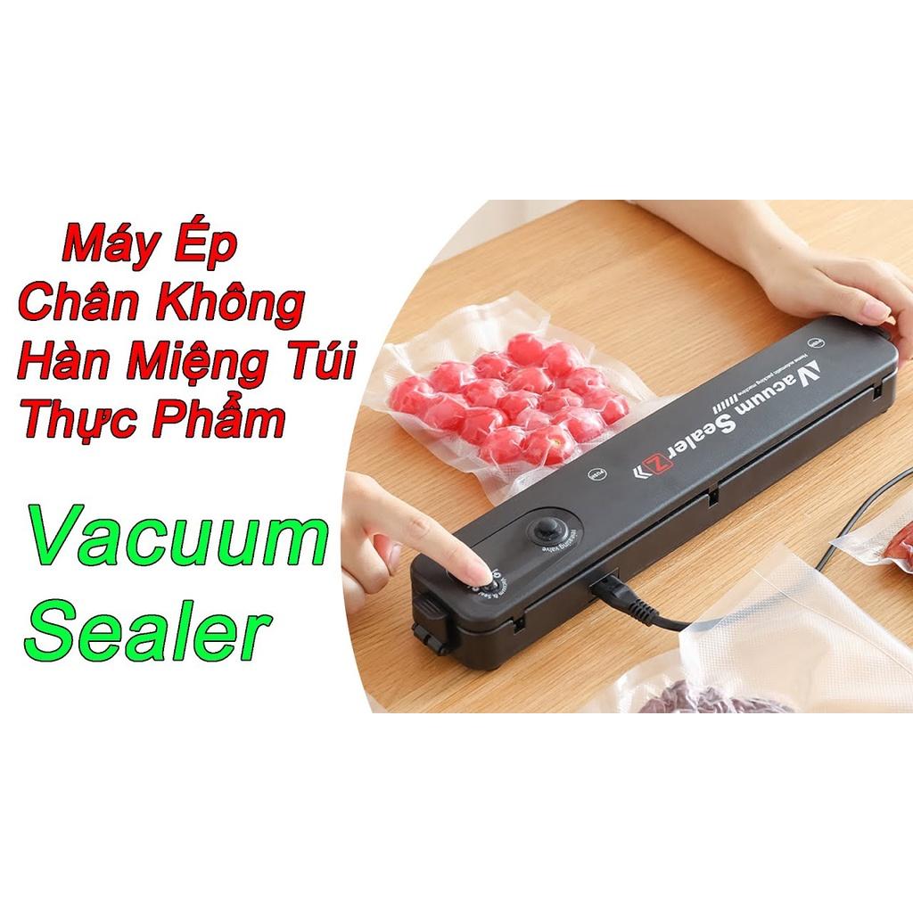 Máy Hút Chân Không Thực Phẩm Mini Gia Đình Vacuum Sealer Cao Cấp