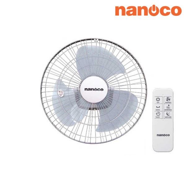 QUẠT TRẦN ĐẢO NANOCO NOF1603G-RC ( CÓ REMOTE - MÔ TƠ ĐỒNG - MÀU XÁM )- Hàng chính hãng