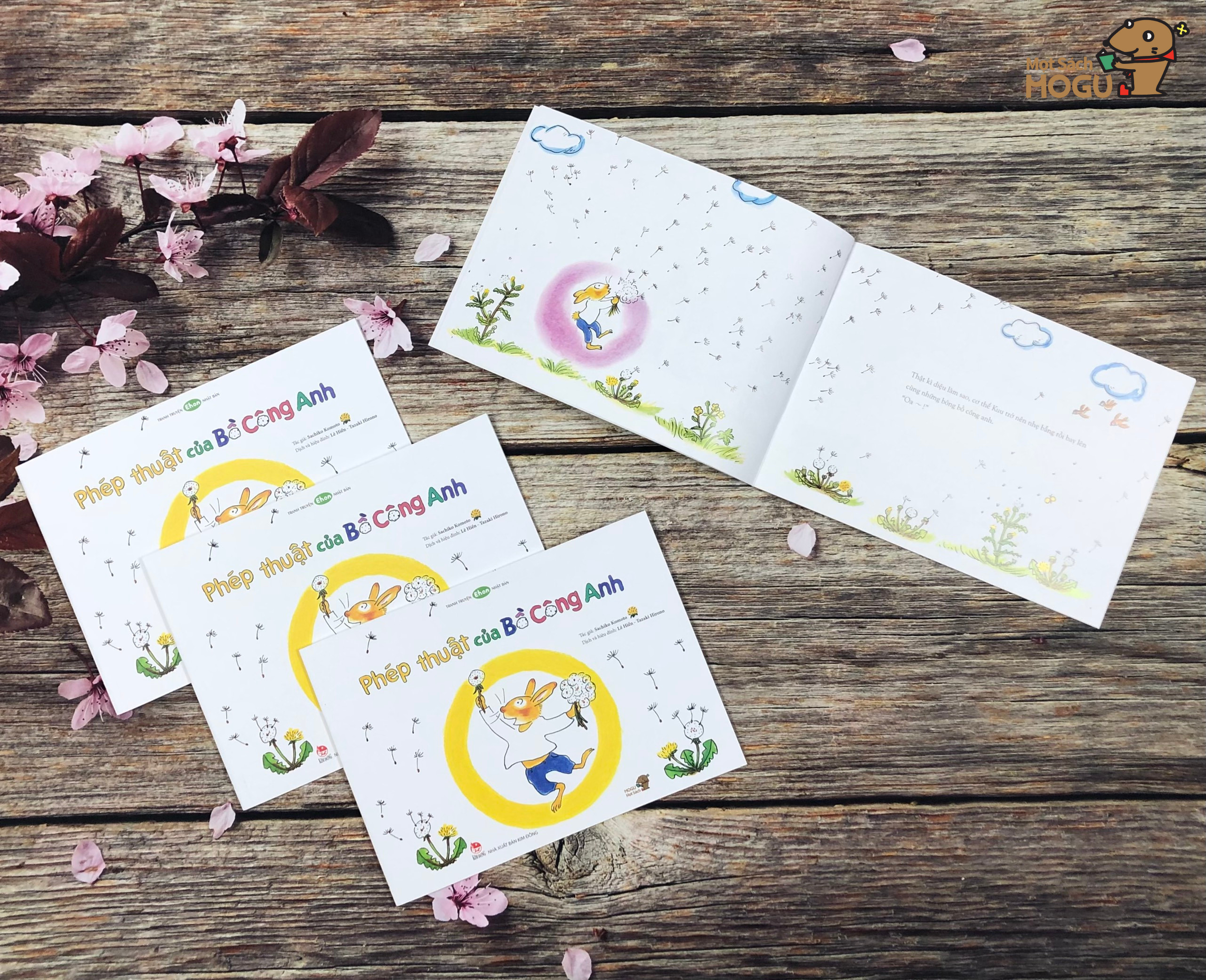 Phép thuật của Bồ Công Anh  - Tranh truyện Ehon kích thích khả năng quan sát cho trẻ từ 3-6 tuổi - Mọt sách Mogu