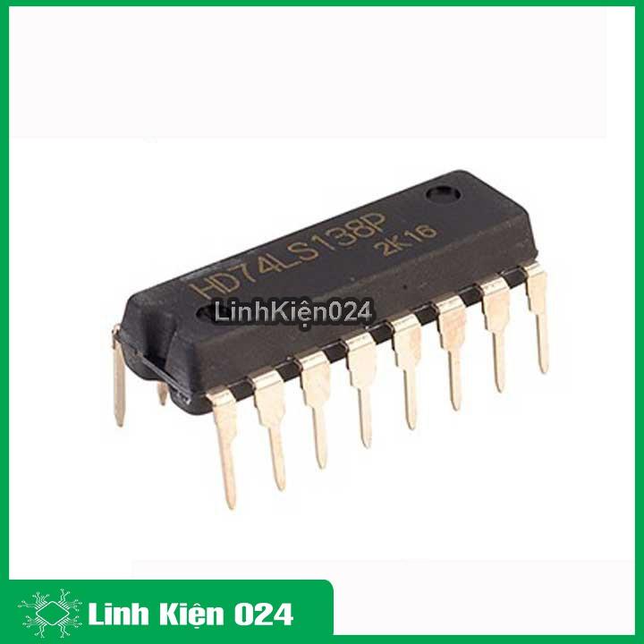 Chíp 74LS138 3 to 8 Decoder/Demultiplexer DIP16