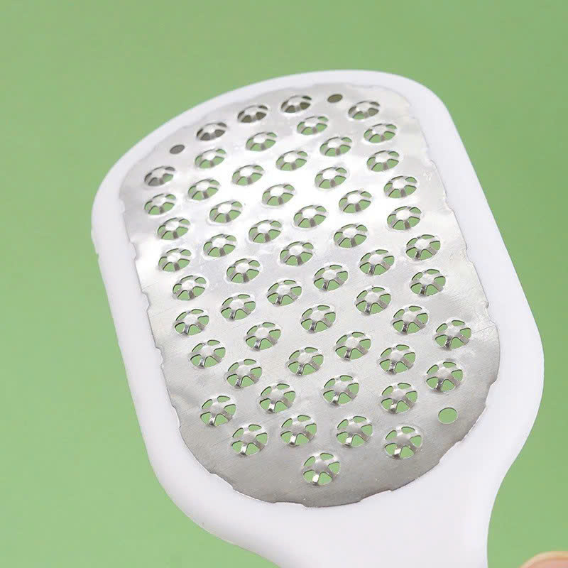 Dụng Cụ Mài Chà Gót Chân Tẩy Da Chết Inox vân xịn sò Cây Chà Gót Inox TẶNG KEM - Giao Màu Ngẫu Nhiên