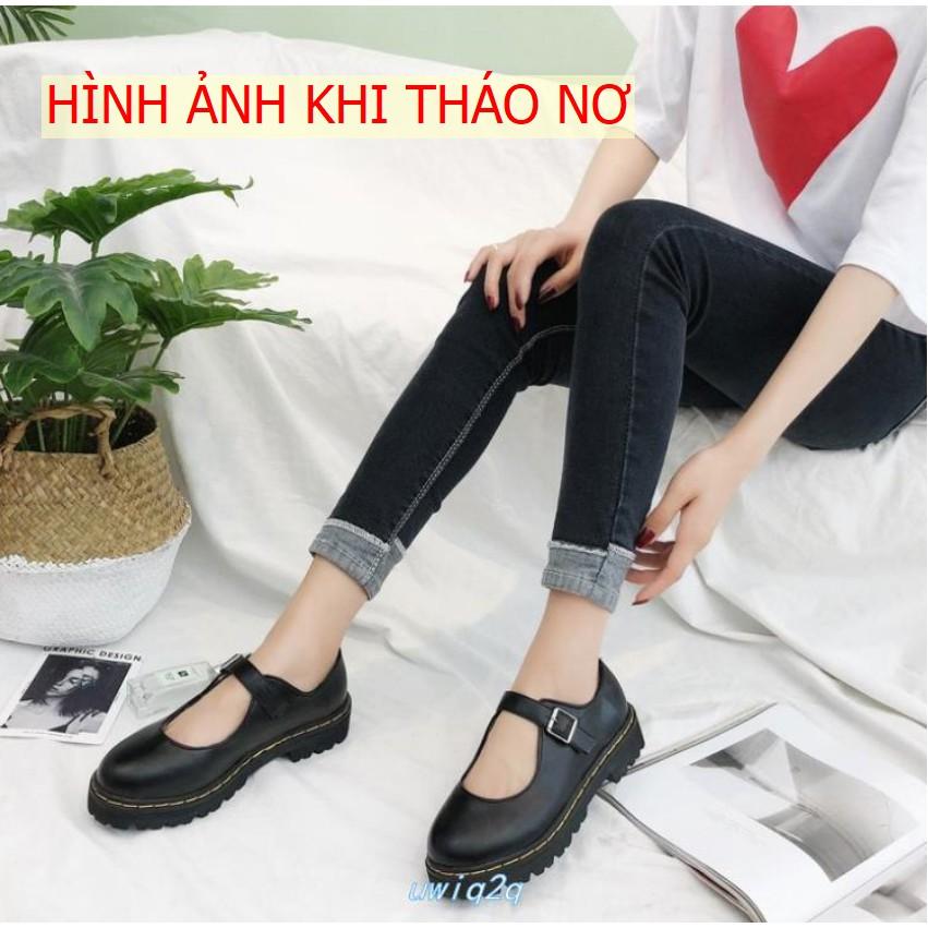 Giày Lolita, giày oxford phối nơ HOT TREND