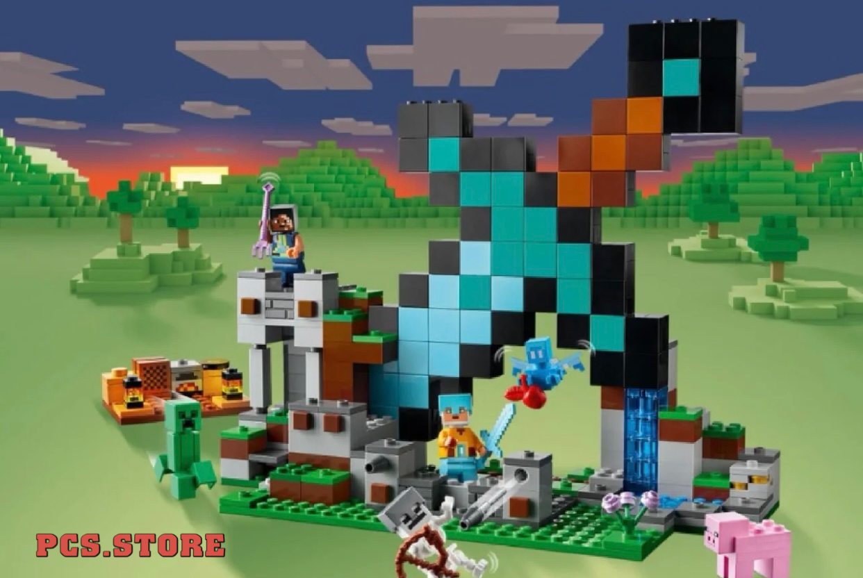 Đồ Chơi Lắp Ráp Minecraft My World The Sword Outpost - Căn Cứ Kiếm Kim Cương 427 Chi Tiết - PCS STORE