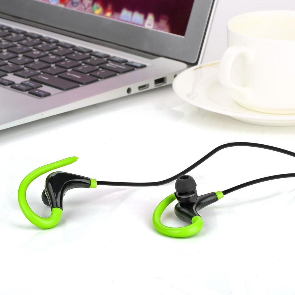 Wireless Sports Bluetooth Stereo Headset Ear Hook Headphone Neckband