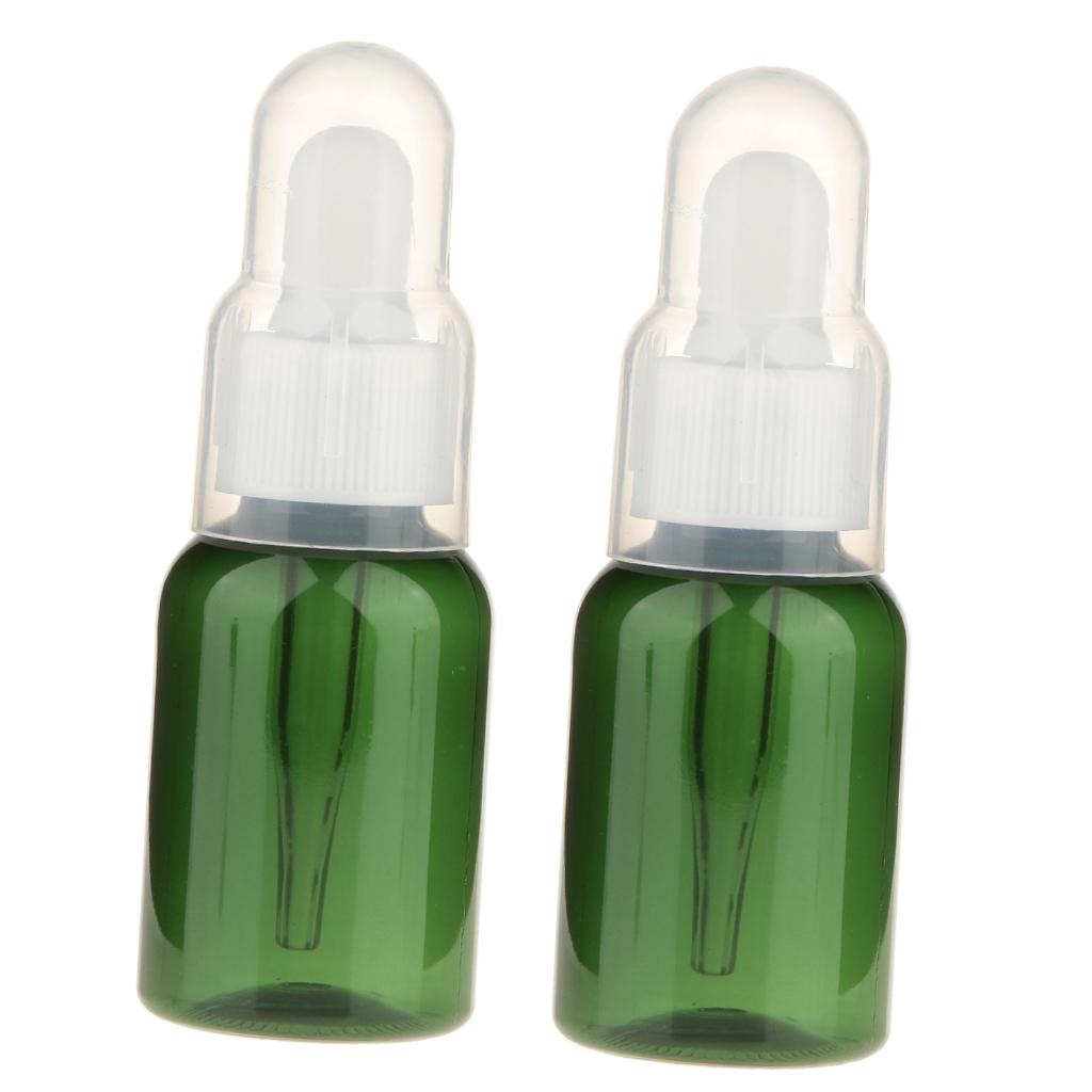 2pcs 35ml Empty Dropper Bottle with Pipette Essential Oil Sample Bottles