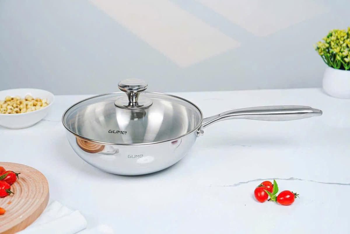 CHẢO SÂU LÒNG CÓ VUNG GUME hàng chính hãng