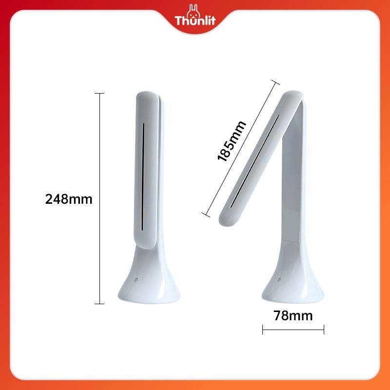 Đèn để bàn thiết kế không dây 3 bóng sạc qua USB chuyên nghiệp đa năng