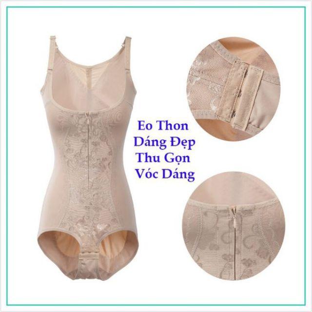 Áo gen kéo khóa thu gọn vòng eo định hình 3 trong 1 vóc dáng