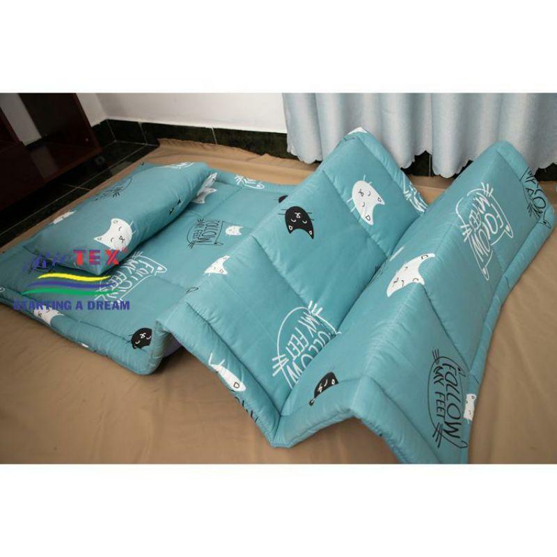 Nệm ngủ văn phòng nệm cho công nhân ở lại công ty 80x190x3cm có gối