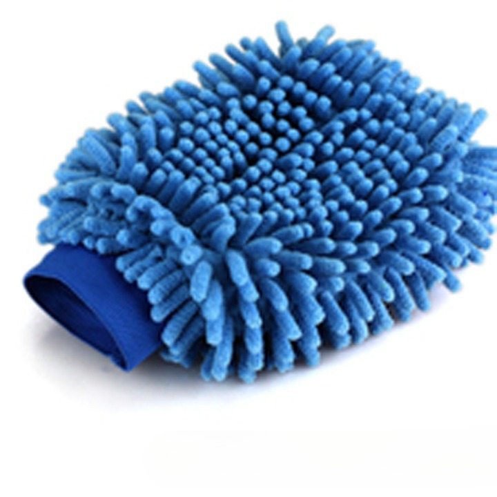 Găng tay rửa xe, sợi Microfiber, thấm hút nhanh, không gây trầy xước xe, không để lại bụi vải trên sơn xe, tặng kèm vòng tay Luminous