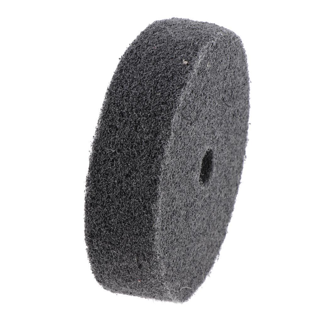2pcs 3 Inch Nylon Fiber Wheel Abrasive Buffing Pad Dust/Rust/Paint Remove