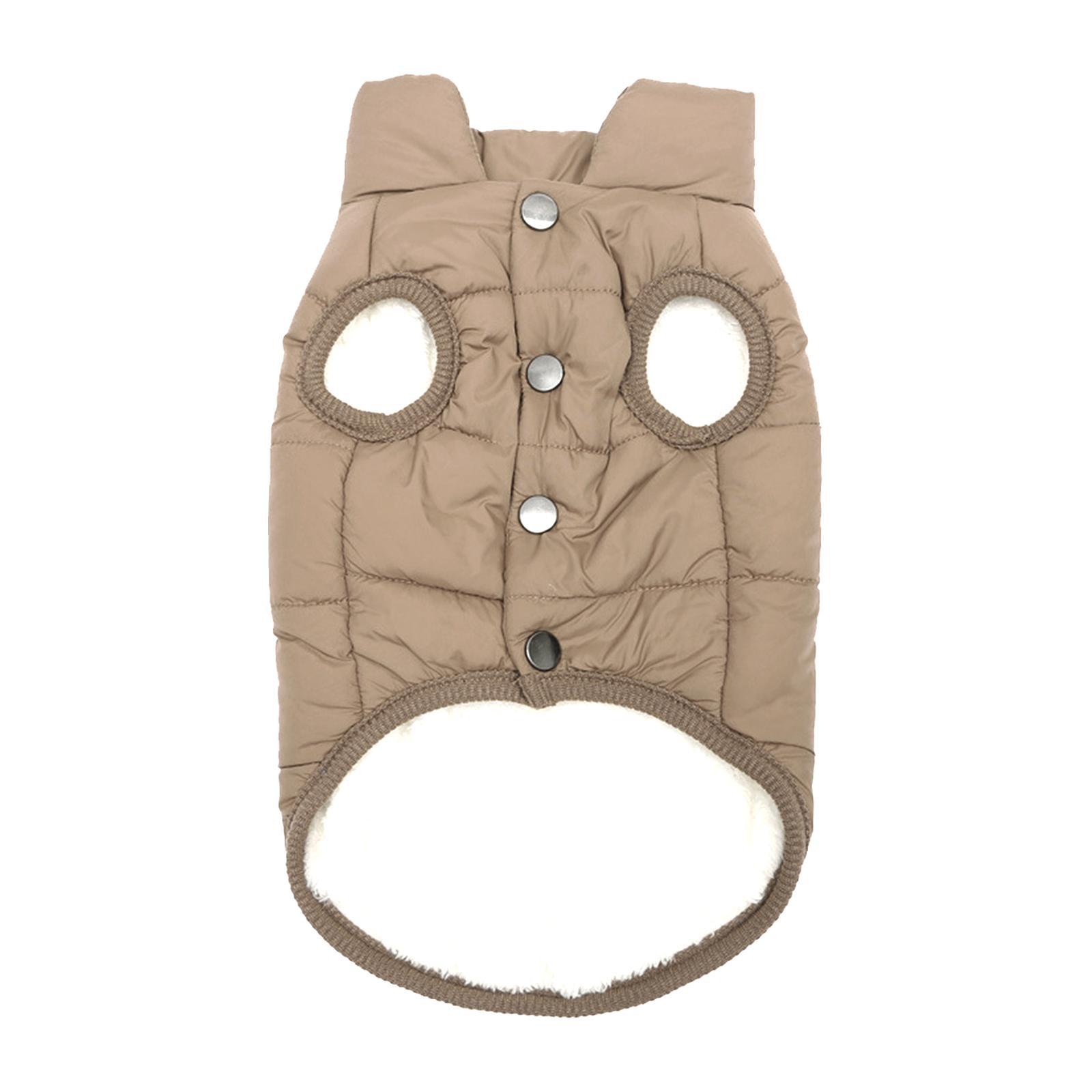 Warm Puppy Coat Jacket Lightweight Winter Dogs Vest For Hiking Indoor Small Dogs