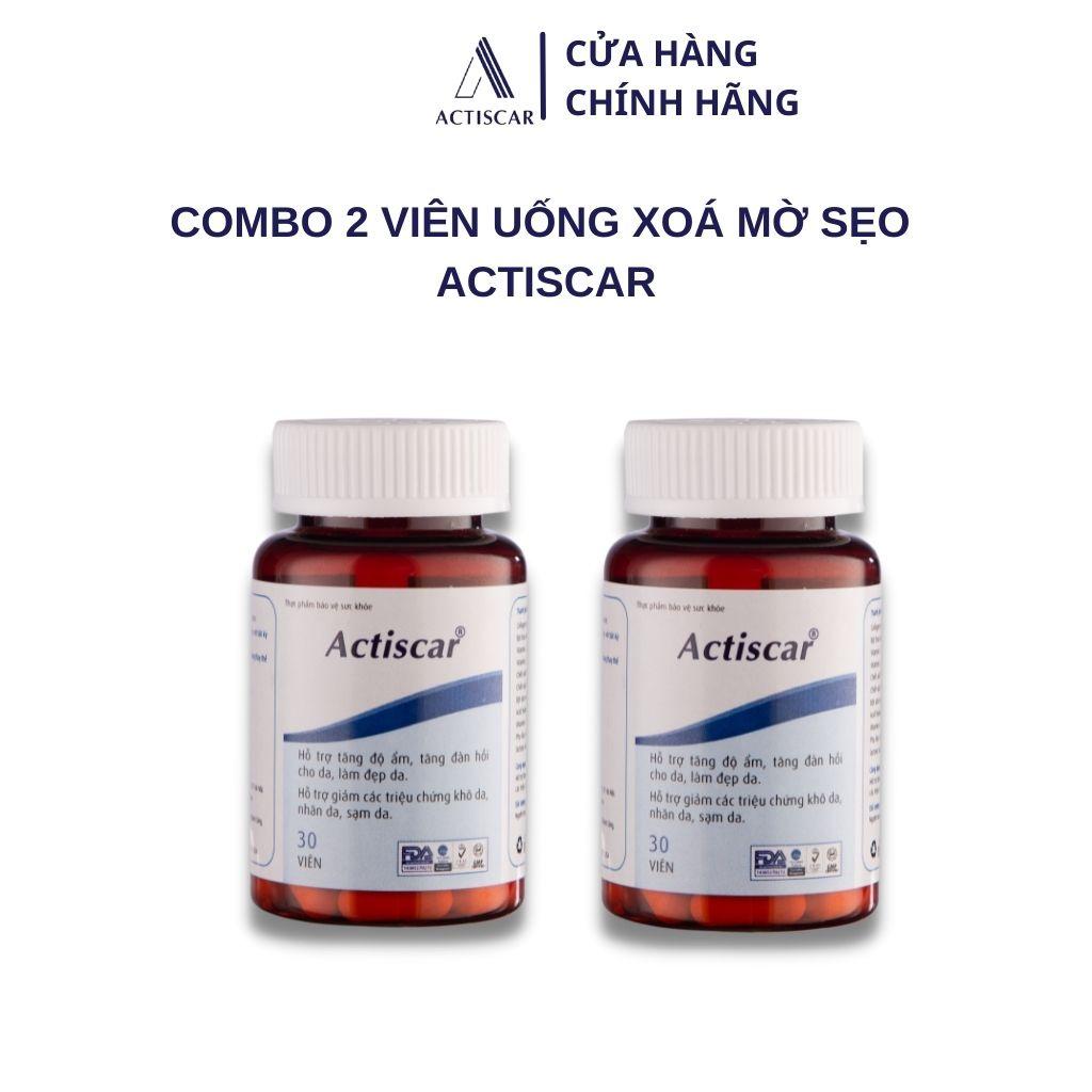 Combo 2 Hộp Viên Uống Làm Mờ Sẹo Actiscar