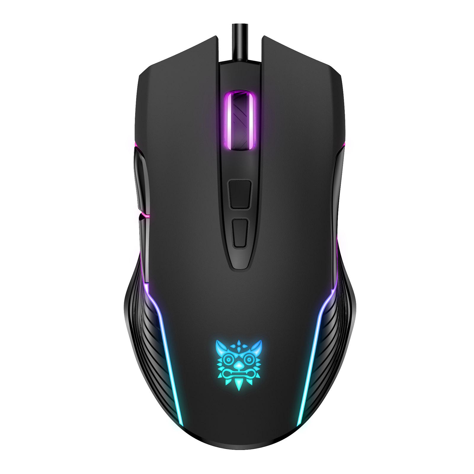 Chuột chơi game có dây USB RGB LED Light có thể điều chỉnh 6400DPI cho Máy tính để bàn xách tay ONIKUMA CW905