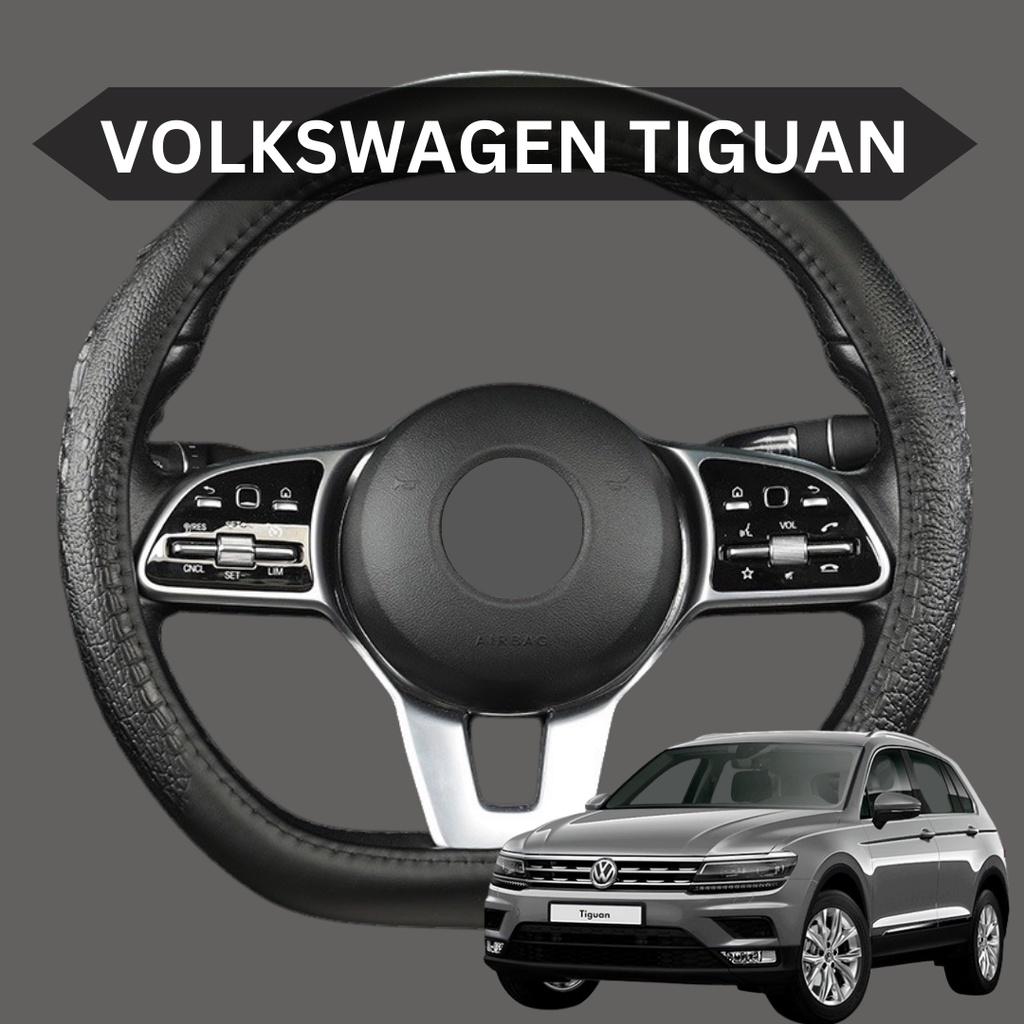 Bọc Vô Lăng ô tô VOLKSWAGEN TIGUAN | Da Thật Khâu Tay Cao Cấp - Mã BLAGO