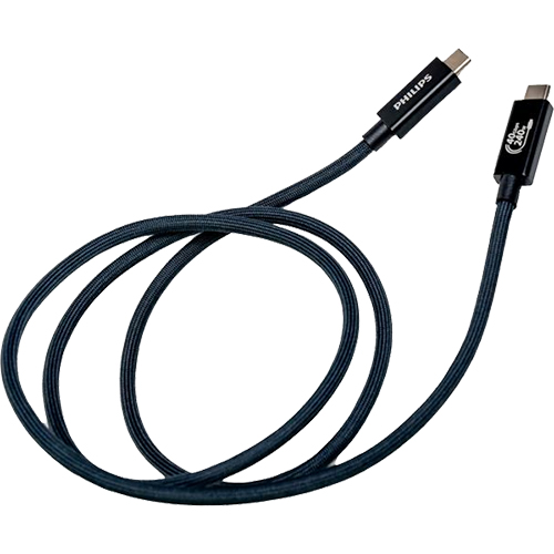 Cáp USB Type-C to Type-C Philips 240W PD3.0 DLC2608 - Hàng chính hãng