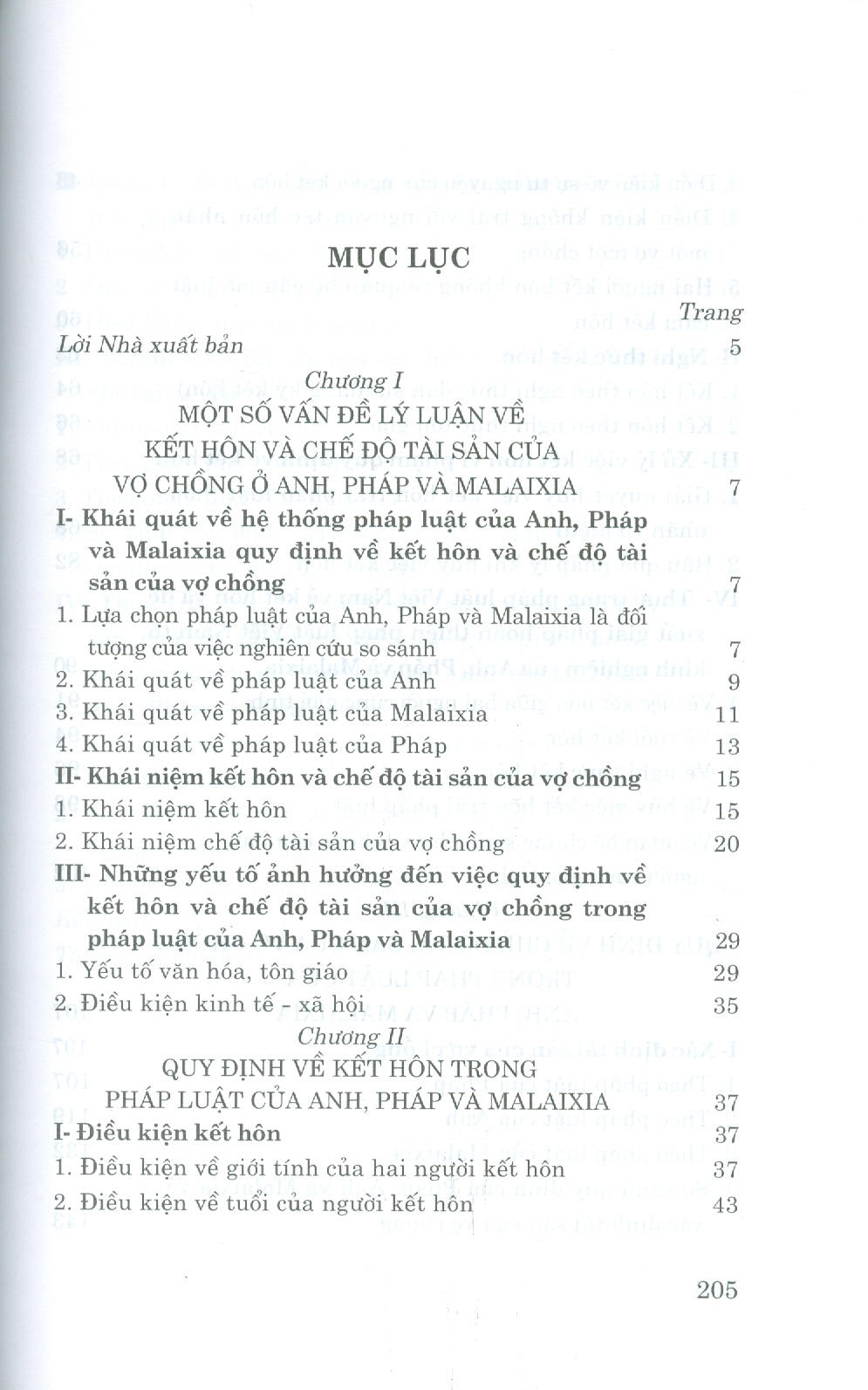 Kết Hôn Và Chế Độ Tài Sản Của Vợ Chồng Trong Pháp Luật Một Số Nước Và Kinh Nghiệm Cho Việc Hoàn Thiện Pháp Luận Việt Nam (Sách Chuyên Khảo)