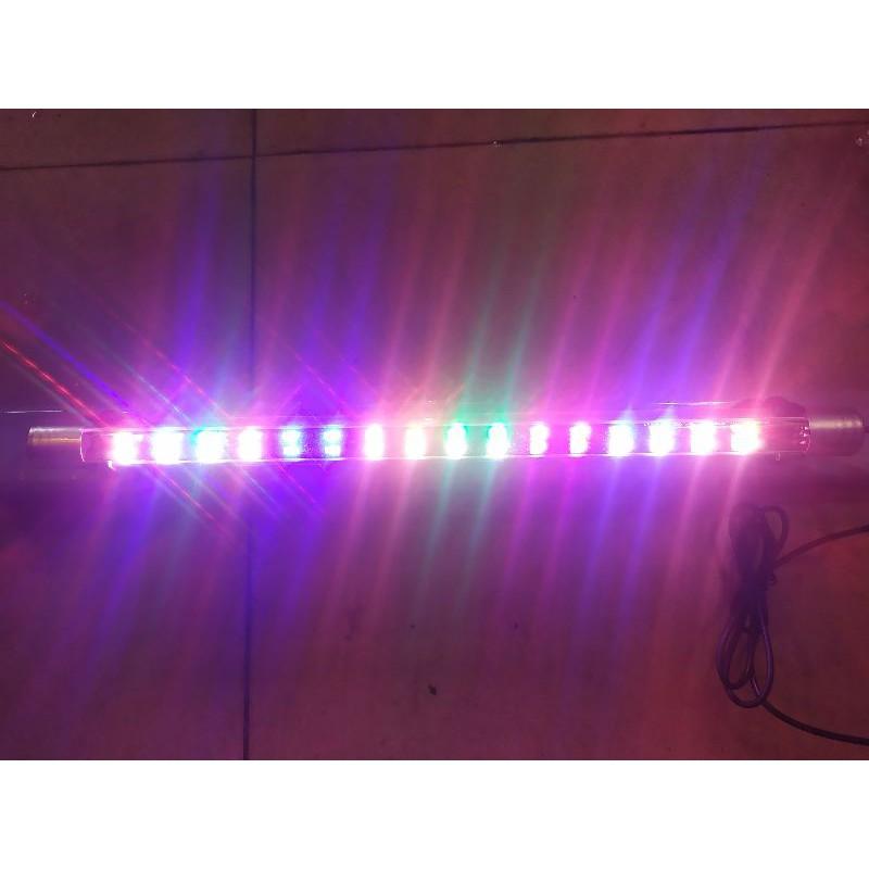 ĐÈN HỒ CÁ ĐỔI MÀU rgb - LED T8 - 2 hàng bóng CHO HỒ CÁ