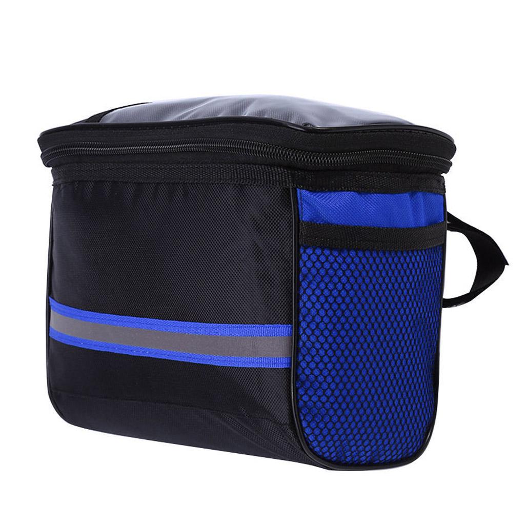 2Pcs Bicycle Handlebar Bag Bike Front Bag Holder Outdoor Riding Storage Pack