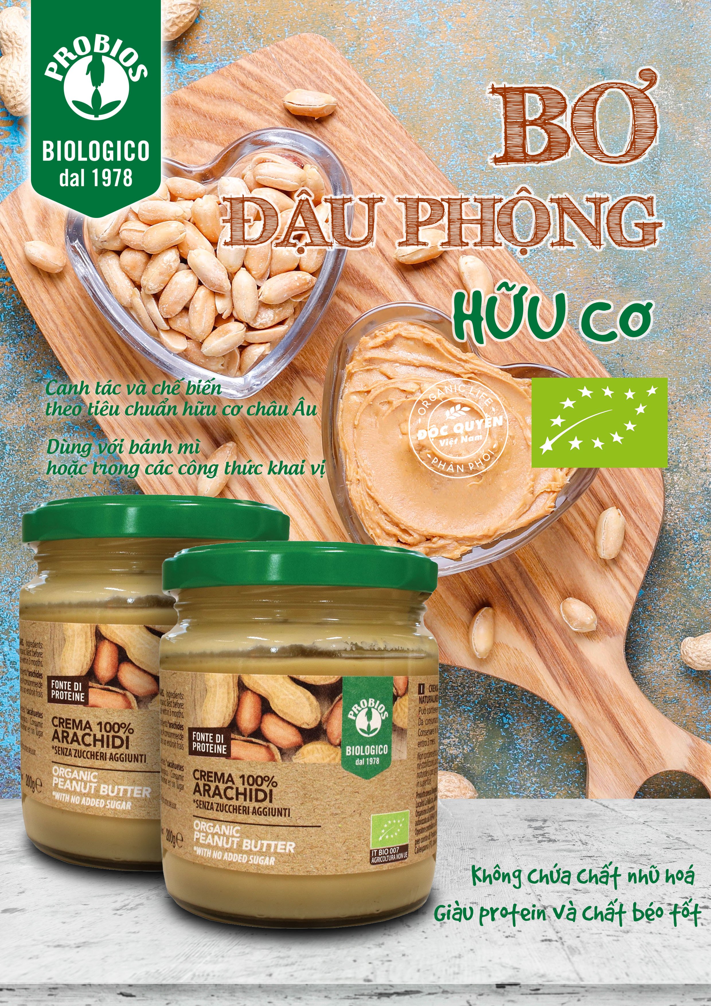 Bơ đậu phộng hữu cơ ProBios