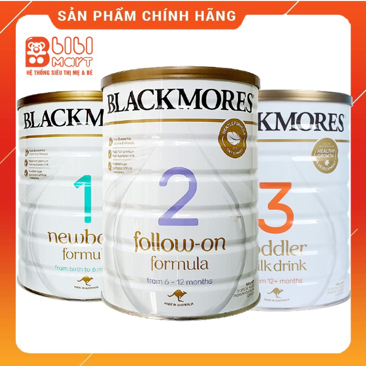 Sữa BLACKMORES Úc 900gr hàng đi Pallet Air Số 1, dành cho bé lười ăn, chậm lớn, chậm tăng cân.