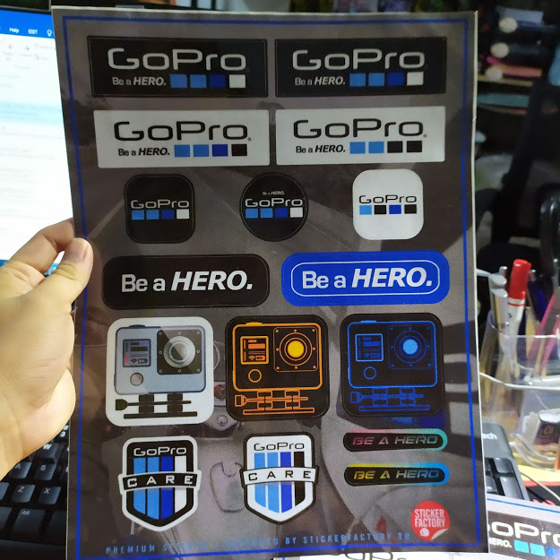 Gopro - Reflective Sticker hình dán phản quang 3M Premium