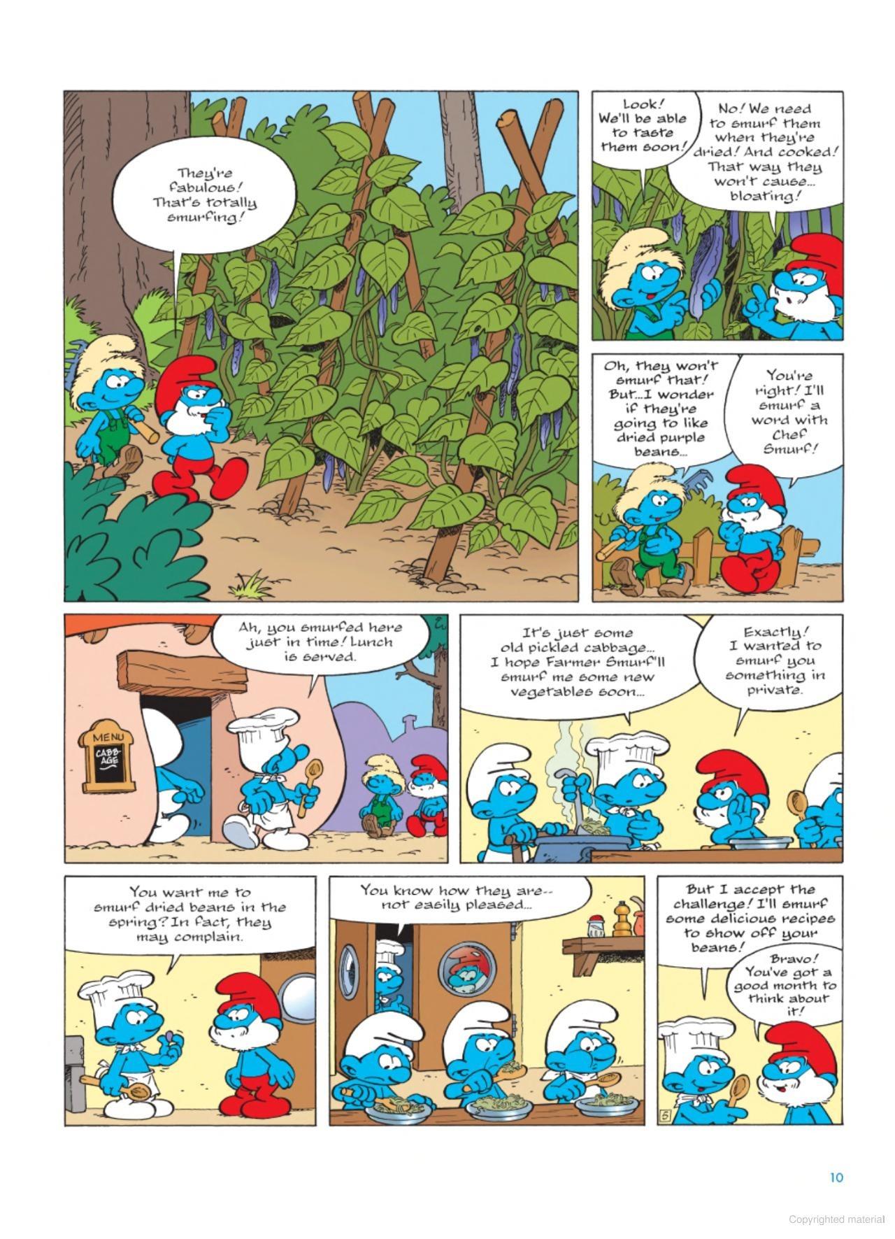 Sách ngoại văn: The Smurfs Tales Vol. 11 - The Smurfs And The Purple Beans And Other Stories