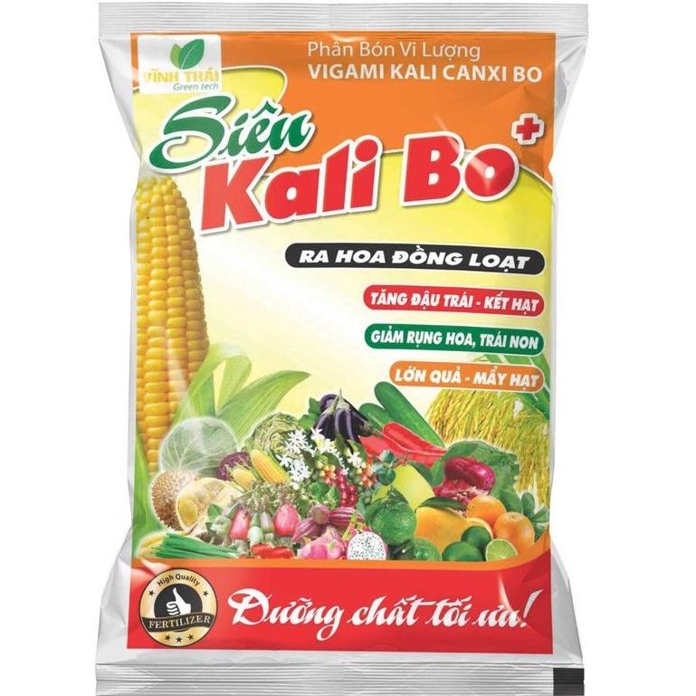 Phân Bón Kali Bo Canxi Bo 25g. Kích Thích Ra Hoa Đậu Quả, Quả To, Chắc, Ngọt