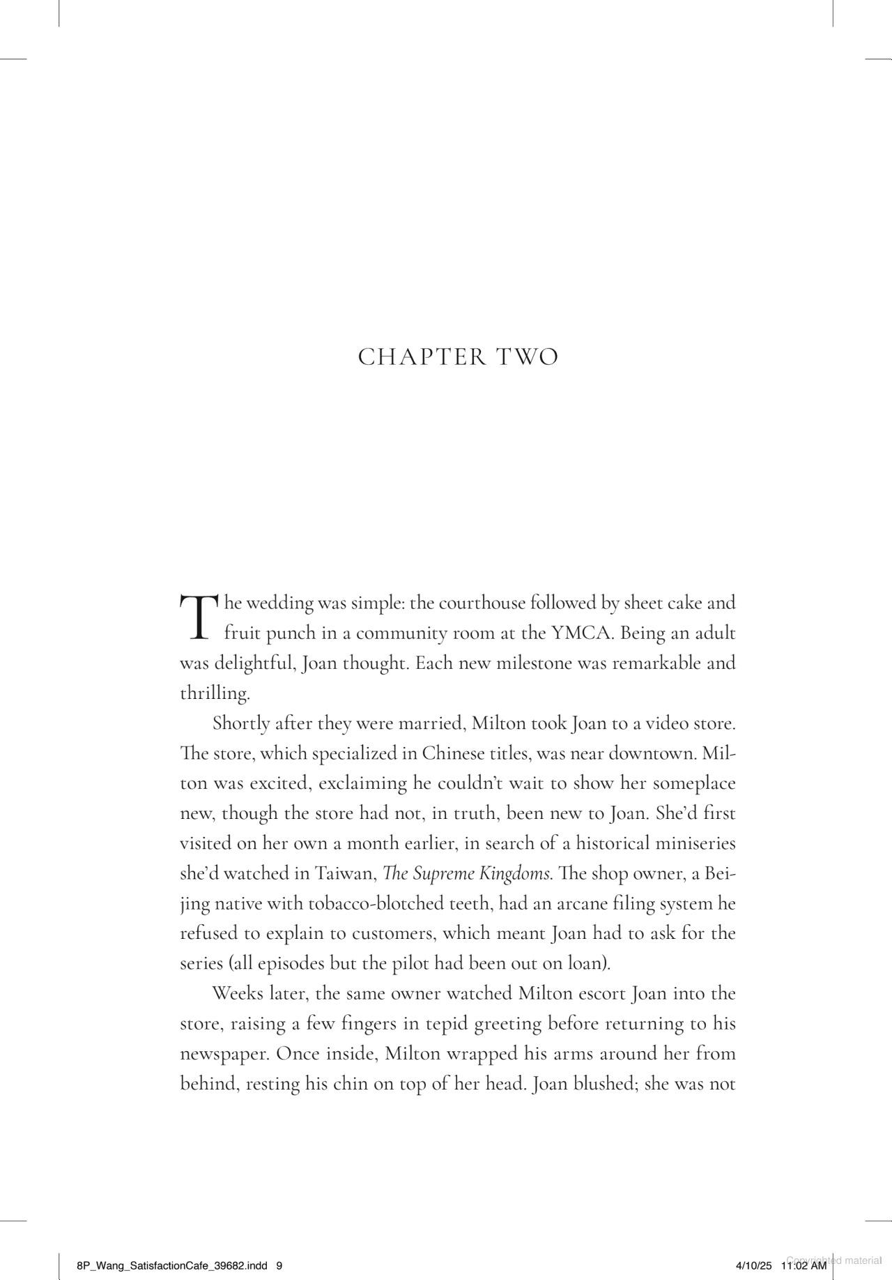 Sách ngoại văn: The Satisfaction Café