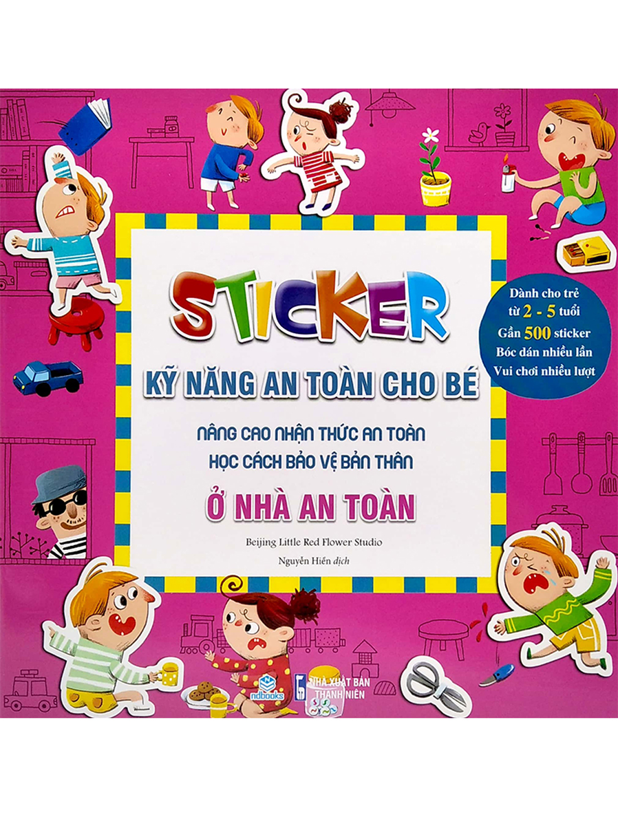 Sticker Kỹ Năng An Toàn Cho Bé - Ở Nhà An Toàn (ND) 