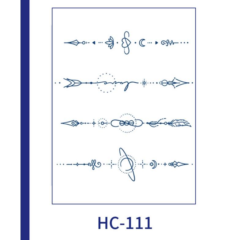 Hình Xăm Dán Tạm Thời Thảo Dược 15 Ngày mã HC111