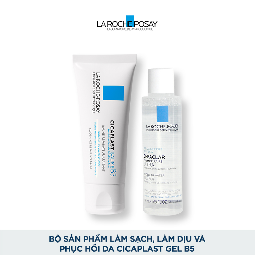 Bộ kem dưỡng làm dịu làm mượt làm mát và phục hồi làn da La Roche Posay Cicaplast Baume B5 Soothing Repairing Balm