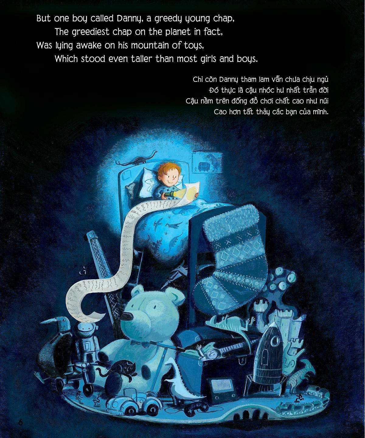 Chú Khủng Long Tham Ăn: Giải Cứu Giáng Sinh – Bài Học Về Thói Tham Lam (Song Ngữ)