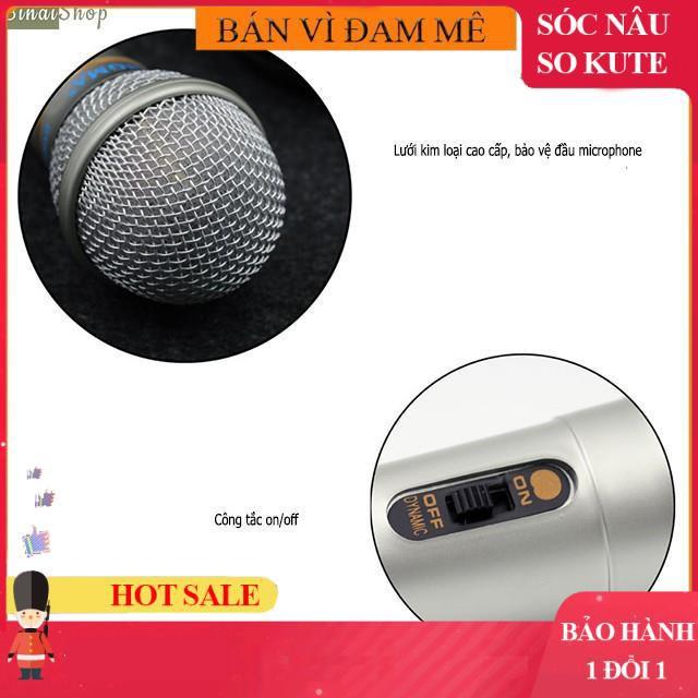 ️  Micro Karaoke Chống Hú, Độ nhạy - hút âm cao - TOP Mic Hát Karaoke mẫu mới bán chạy nhất 2020