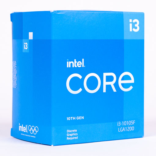 CPU Intel Core i3-10105F (6MB / 4.4Ghz / 4 nhân 8 luồng / LGA 1200) hàng chính hãng