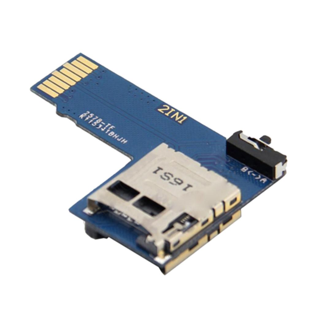 Cho Raspberry Pi Dual Thẻ TF Adapter SD Adapter Thẻ 2 Trong 1 Hệ Thống Kép