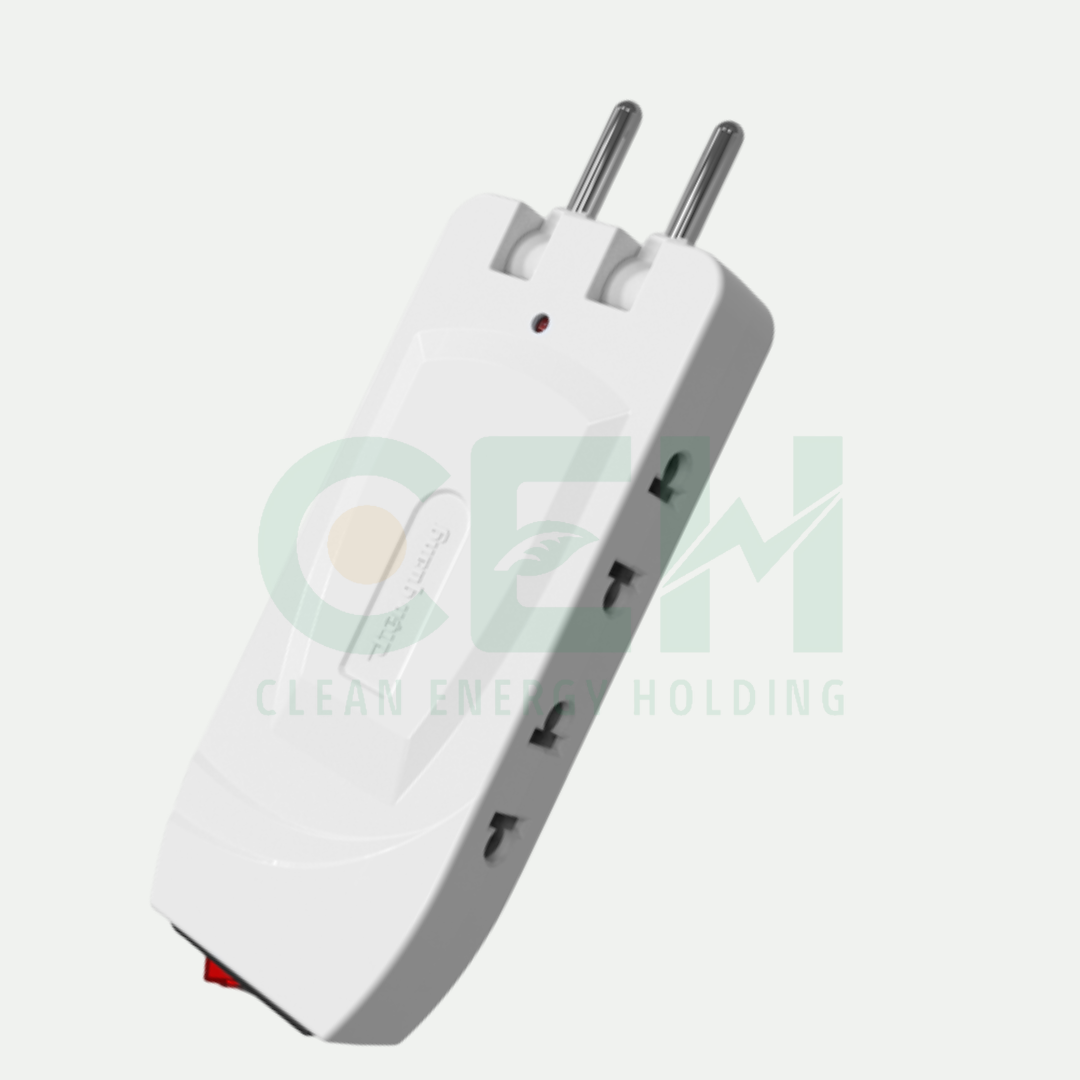 Ổ cắm xoay gấp gọn Điện Quang ĐQ ESK RT (4 lỗ, 1 công tắc)