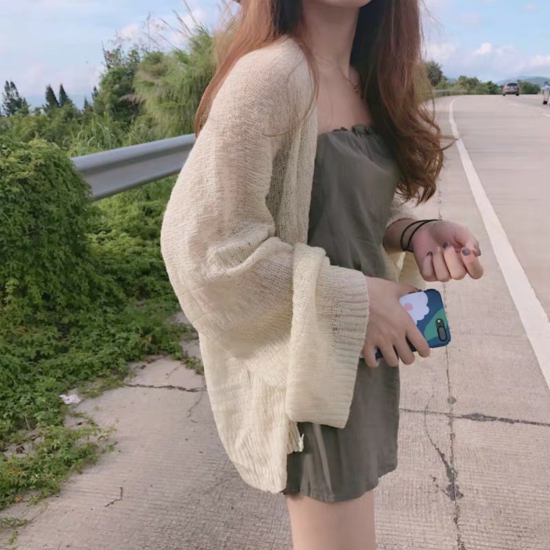 Áo khoác cardigan len mỏng