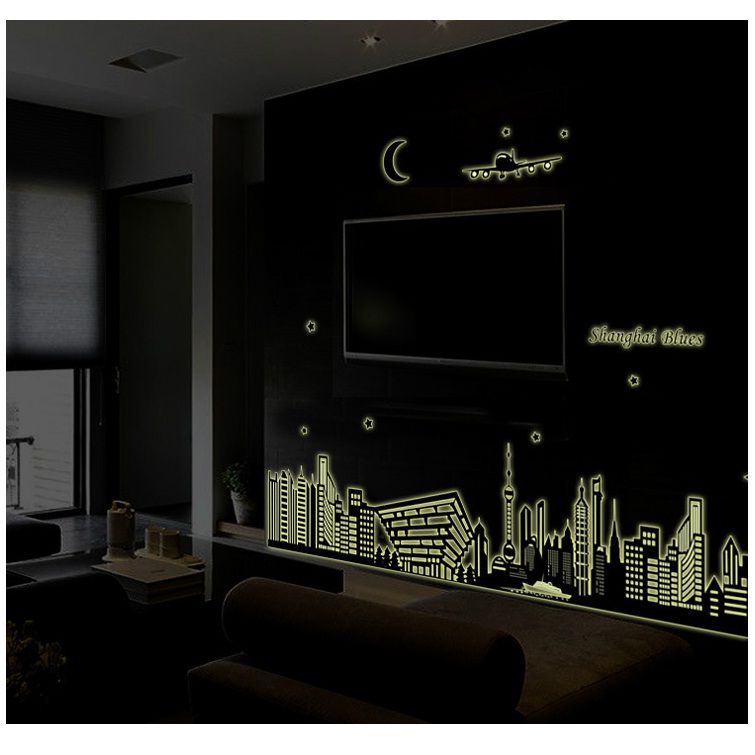 Decal dán tường Dạ quang Thượng Hải AmyShop DDQ012