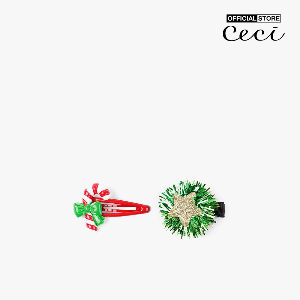 CECI - Set 2 kẹp tóc nữ phong cách giáng sinh CC6-01000142