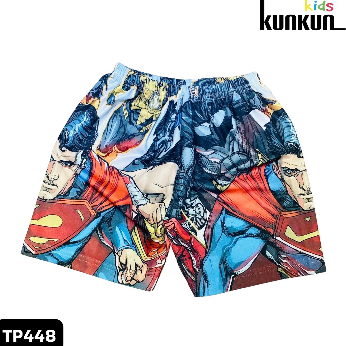 Đồ Bộ Thun Lạnh Có Tay In 3D cho bé trai hình Superman