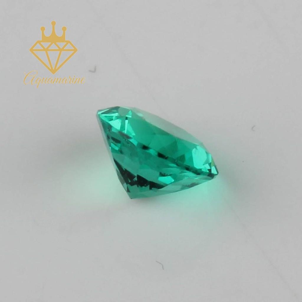 Kim cương nhân tạo Moissanite Round Green (7.2-10ly)