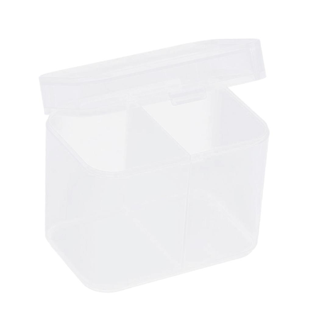 2x2 Spaces Cosmetic Nail Wipes Storage Holder Box Cotton Swabs Pads Container