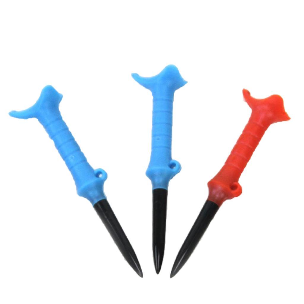 3 Pieces  Golf Tees Oriented Guide Rotatable Flex Tees Guide Tee