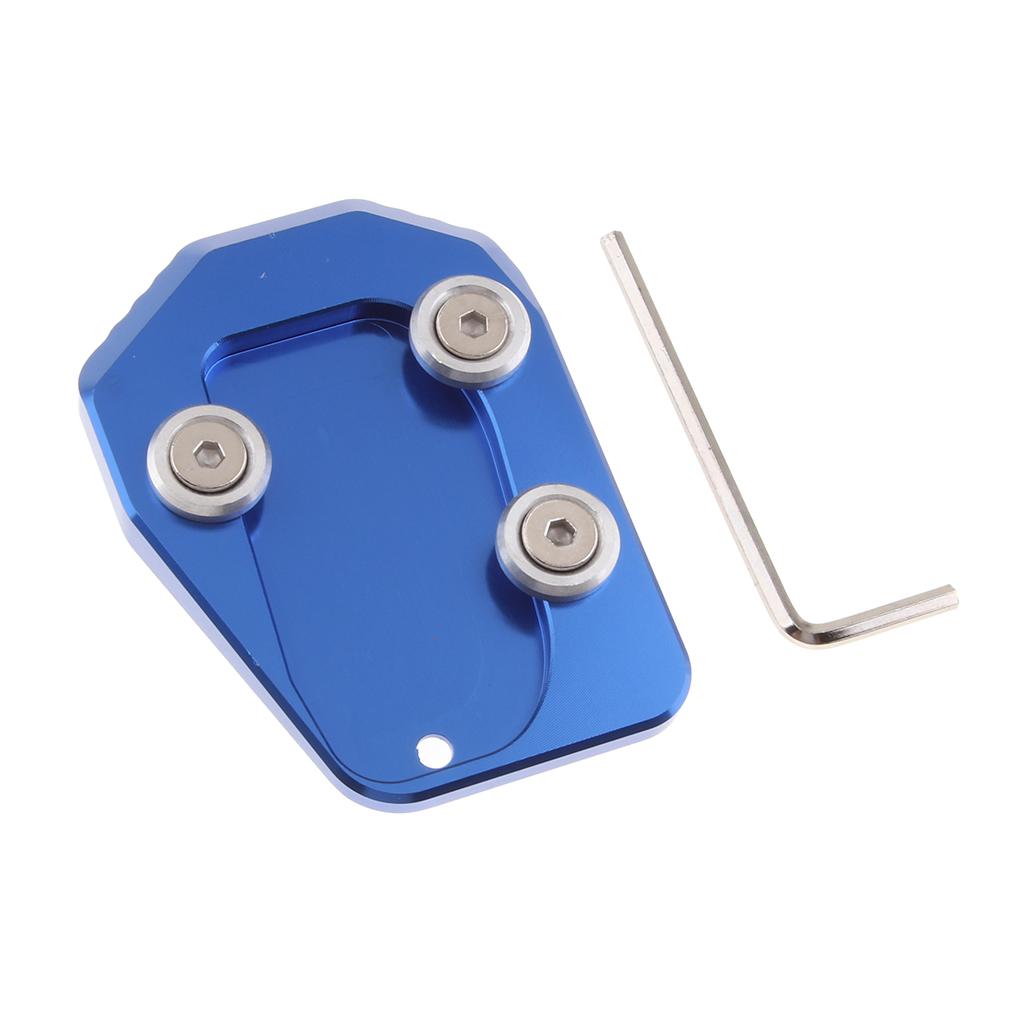 Motorcycle CNC Side Stand Kickstand Enlarge Plate Pad For Yamaha MT-09 MT09 2013 2014 2015 2016