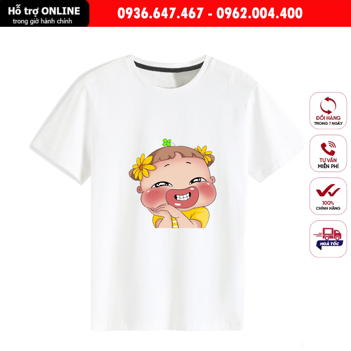 Áo Thun Unisex Nam Nữ Form Đẹp In Hình Quỳnh Aka - Chất Vải Cotton Đẹp Mịn Mát