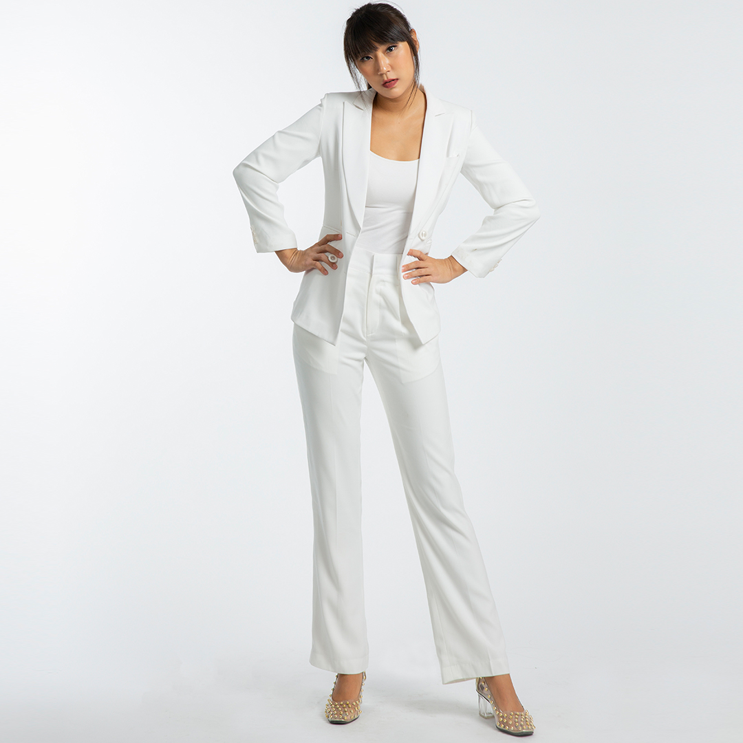 Áo Khoác Blazer Áo Vest Nữ Cao Cấp Thời trang thiết kế Hity TOP111 Xếp Ly