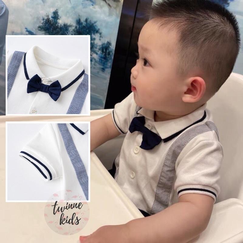 Jimmy Baby bodysuit bộ công tử bé trai dưới 2 tuổi