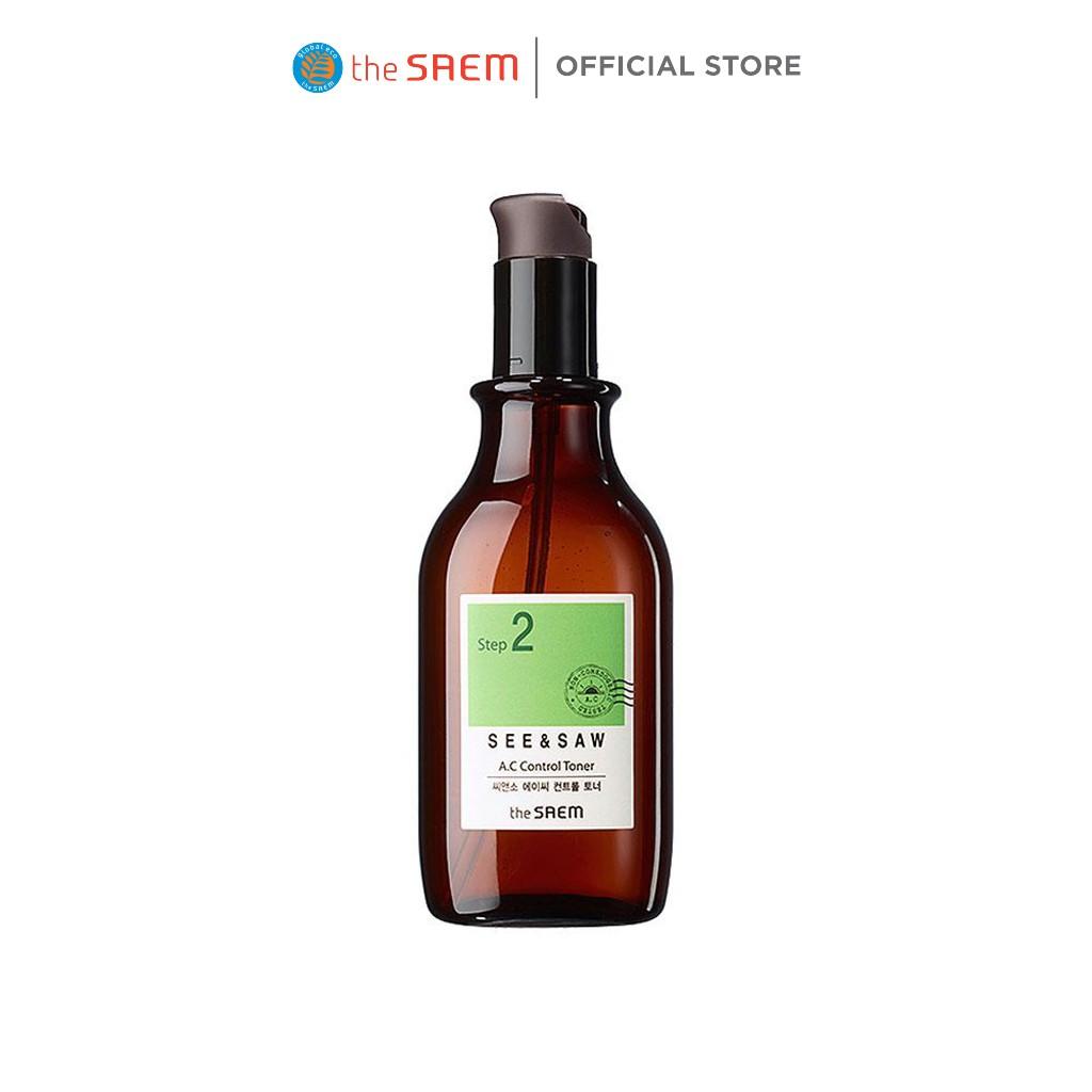 Nước Hoa Hồng Ngăn Ngừa Mụn The Saem See & Saw A.C Control Toner 200ml