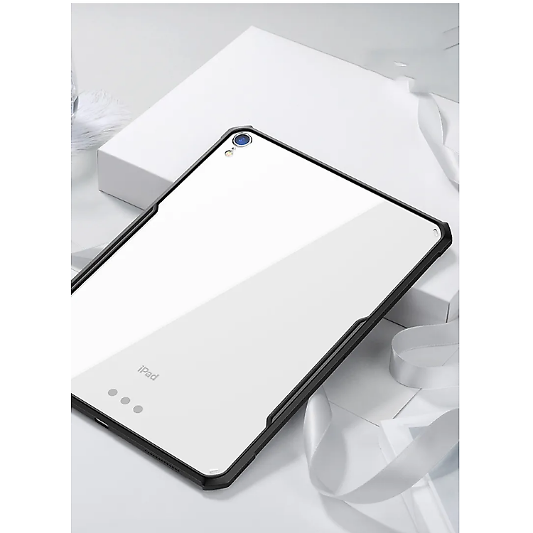 Ốp lưng dành cho iPad Pro 11 2018, Mặt lưng trong suốt, Viền TPU chống sốc - Hàng nhập khẩu